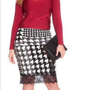 Checkmate pencil skirt from ELOQUII